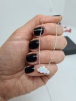 گردنبند اپال ابر نقره - Image 3