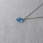 گردنبند سواروسکی اشک نقره - Image 6