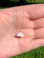 گردنبند اپال ابر نقره - Image 7