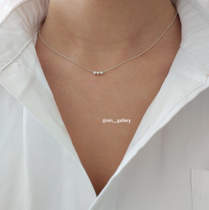 گردنبند البرنادو نقره - Image 2