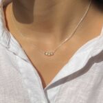 گردنبند سواروسکی مکعب