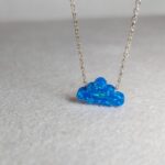 گردنبند اپال ابر نقره