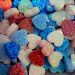 گردنبند اپال قلب نقره - Image 2