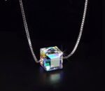 گردنبند سواروسکی مکعبی - Image 7