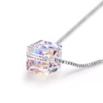 گردنبند سواروسکی مکعبی - Image 3