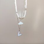 گردنبند ست قلب نقره - Image 3