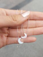 گردنبند اپال ماه نقره - Image 3