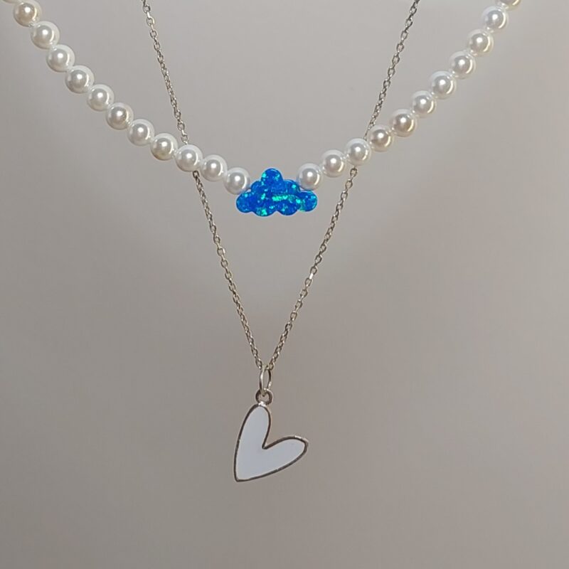 گردنبند مروارید و اپال - Image 2