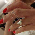 گردنبند قلب نقره