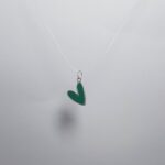 گردنبند قلب نقره میناکاری - Image 3