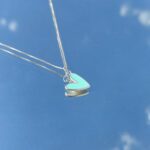 گردنبند قلب میناکاری نقره - Image 4