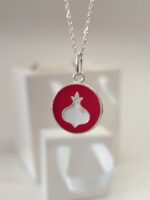 گردنبند انار نقره - Image 2