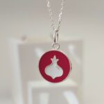 گردنبند انار نقره