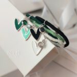 دستبند قلب نقره