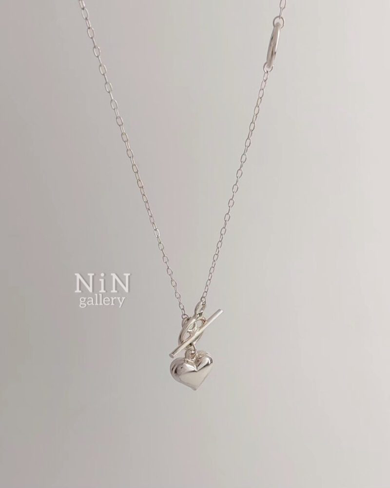 گردنبند قلب نقره - Image 4