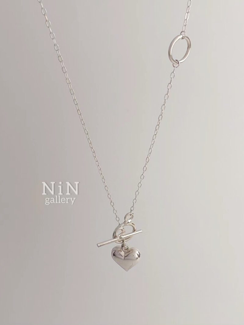 گردنبند قلب نقره - Image 2