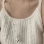 گردنبند قلب نقره - Image 3