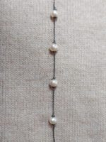 دستبند مروارید پرورشی نقره (سیاه قلم) - Image 5