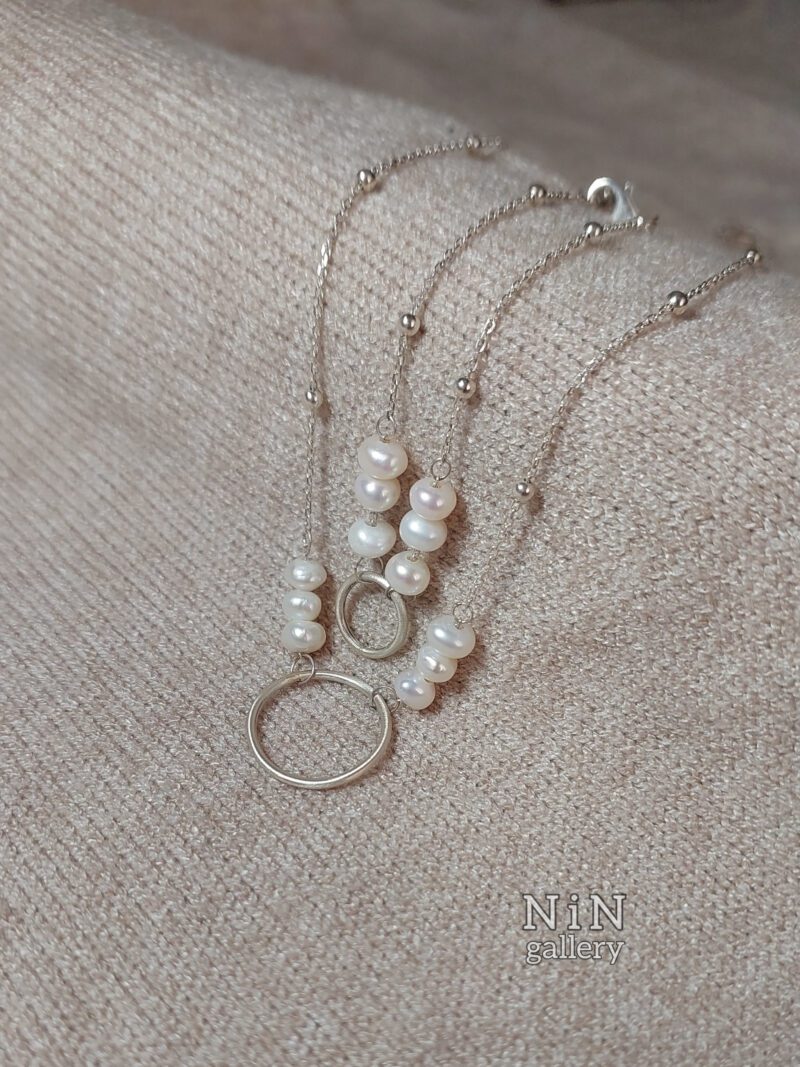 نیم ست مروارید پرورشی - Image 4