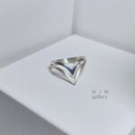 انگشتر دامله جناقی نقره