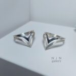 انگشتر دامله جناقی نقره - Image 2