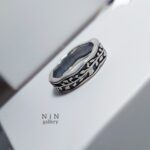 انگشتر نقره سیاه قلم