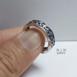 انگشتر نقره سیاه قلم - Image 2