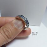 انگشتر نقره سیاه قلم - Image 3