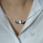 گردنبند قایق نقره - Image 2