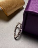 انگشتر دور نگین نقره ۳