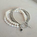 دستبند نقره چندردیفه - Image 4