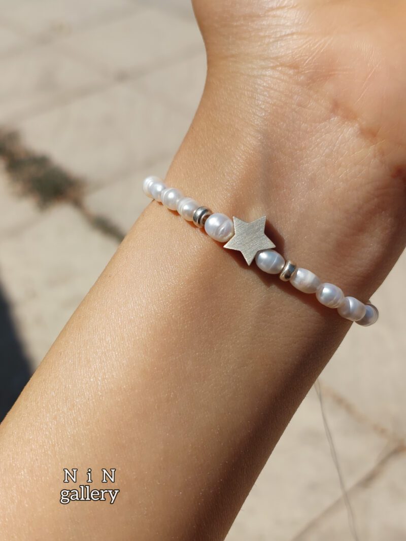 دستبند ستاره نقره - Image 2