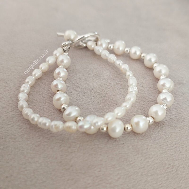 دستبند مروارید پرورشی چندردیفه - Image 3