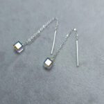 گوشواره سواروسکی مکعبی - Image 2