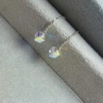 گوشواره سواروسکی مکعبی - Image 3