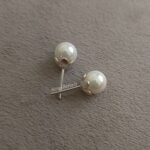 گوشواره مروارید نقره - Image 2