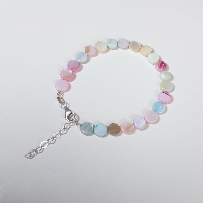 دستبند صدفی نقره - Image 2