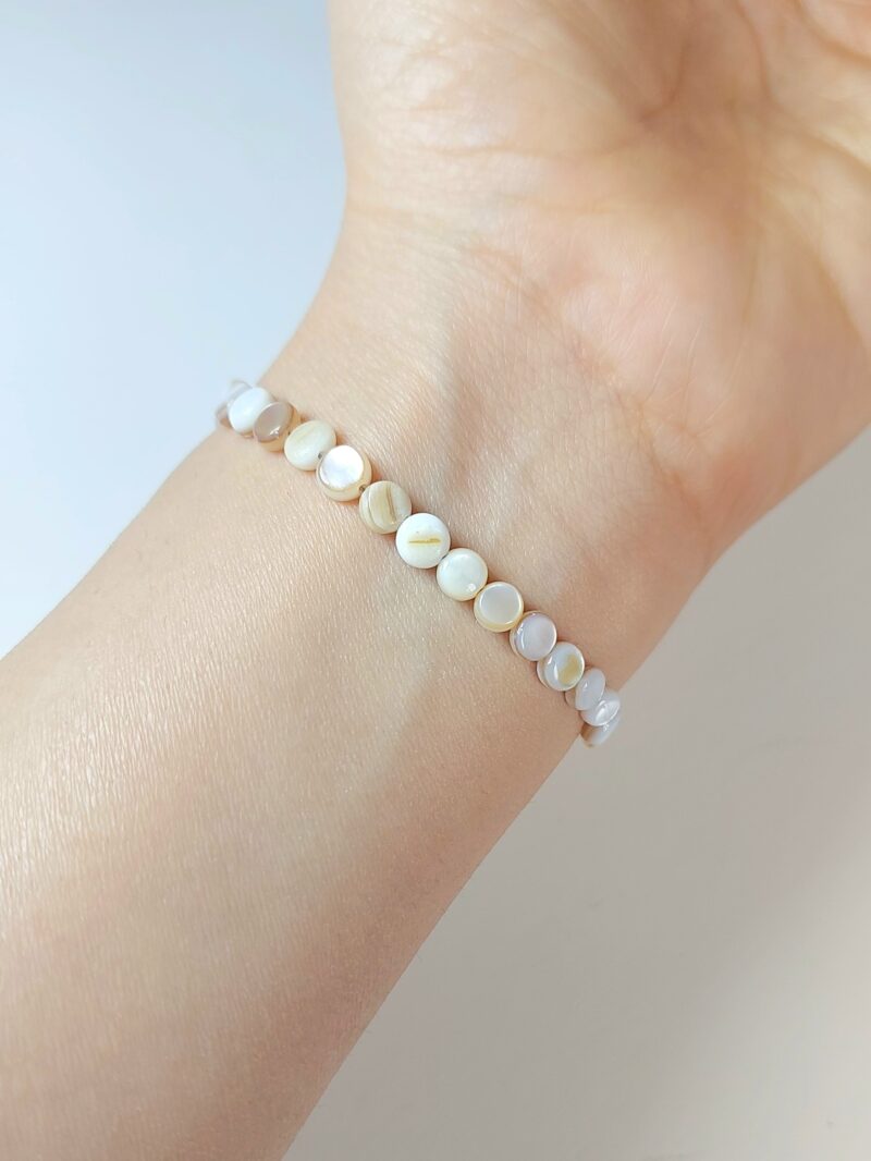 دستبند صدفی نقره - Image 8