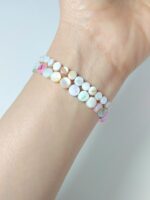 دستبند صدفی نقره - Image 9