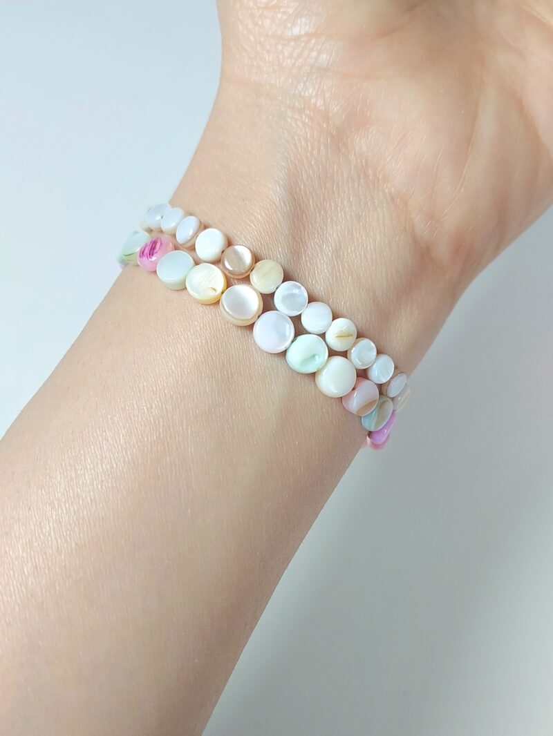 دستبند صدفی نقره - Image 9