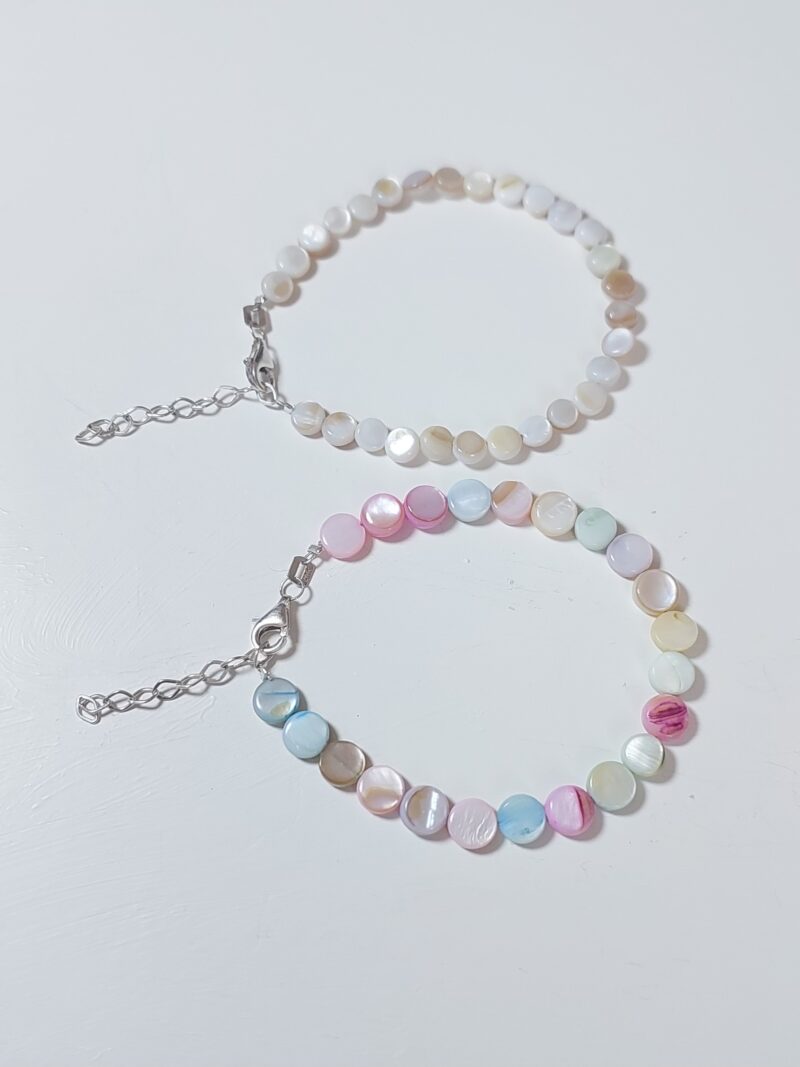 دستبند صدفی نقره - Image 4