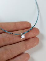 گردنبند فیروزه و مارکو نقره - Image 6