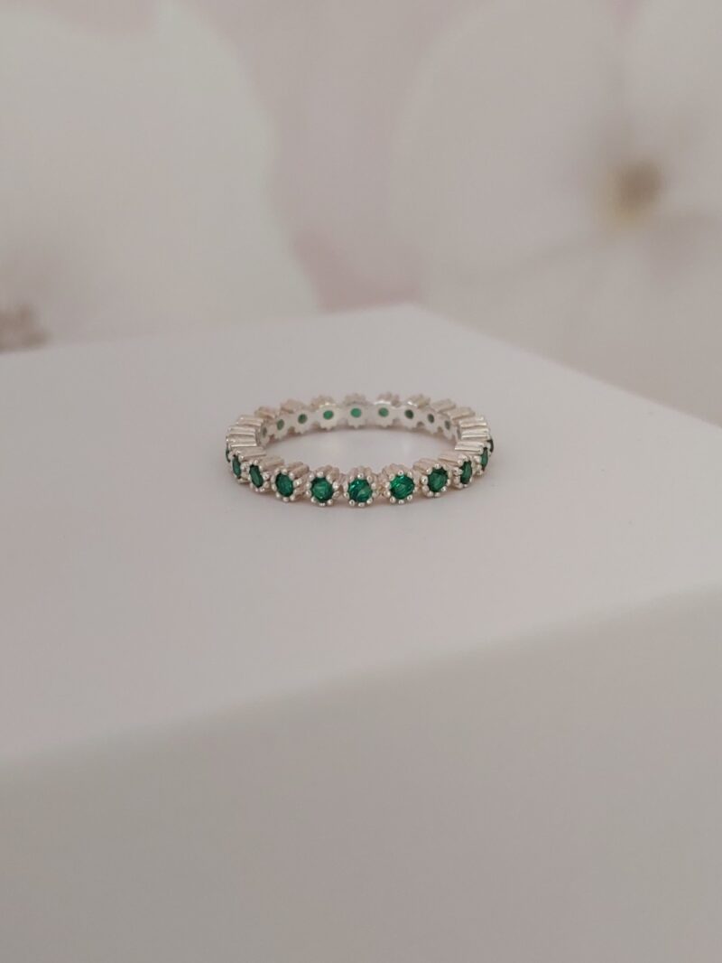 انگشتر دور نگین نقره - Image 4