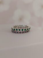 انگشتر دور نگین نقره - Image 2